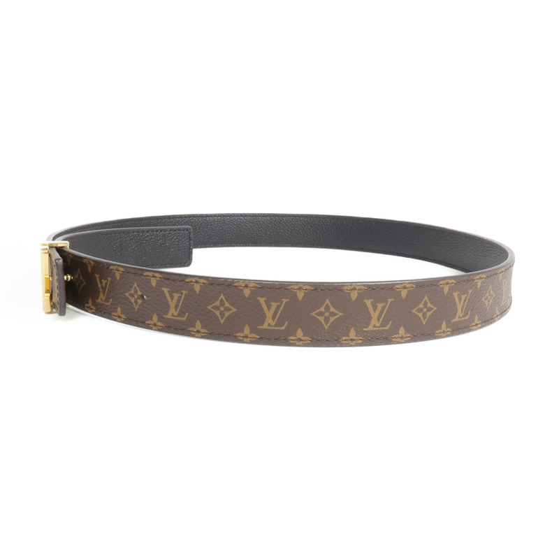 LOUIS VUITTON Monogram Iconic 25金扣皮帶-1