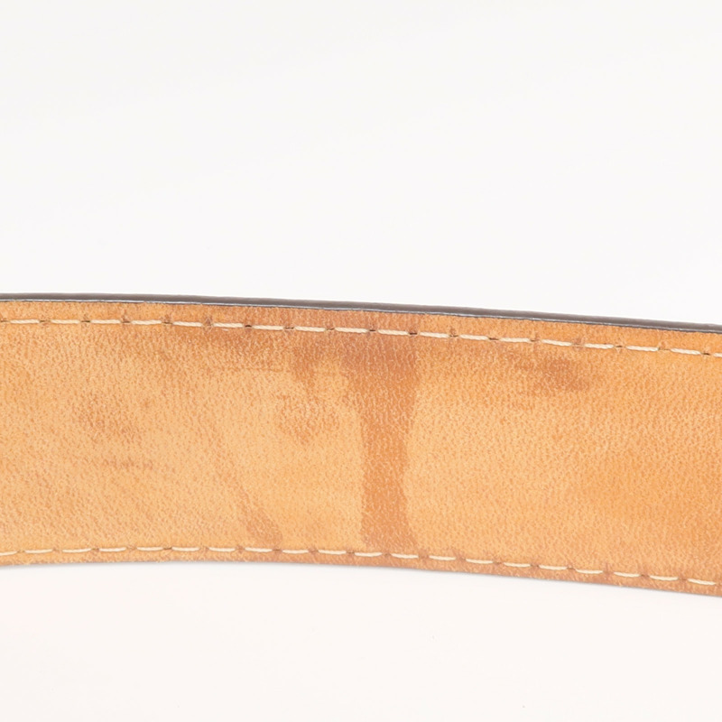 LOUIS VUITTON Damier Ceinture Ellipse Belt金扣皮帶-7