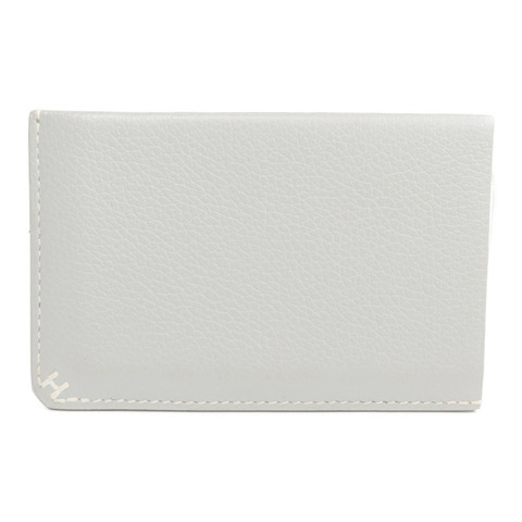 HERMES Evercolor皮革Card Case卡片套Gris Meyer