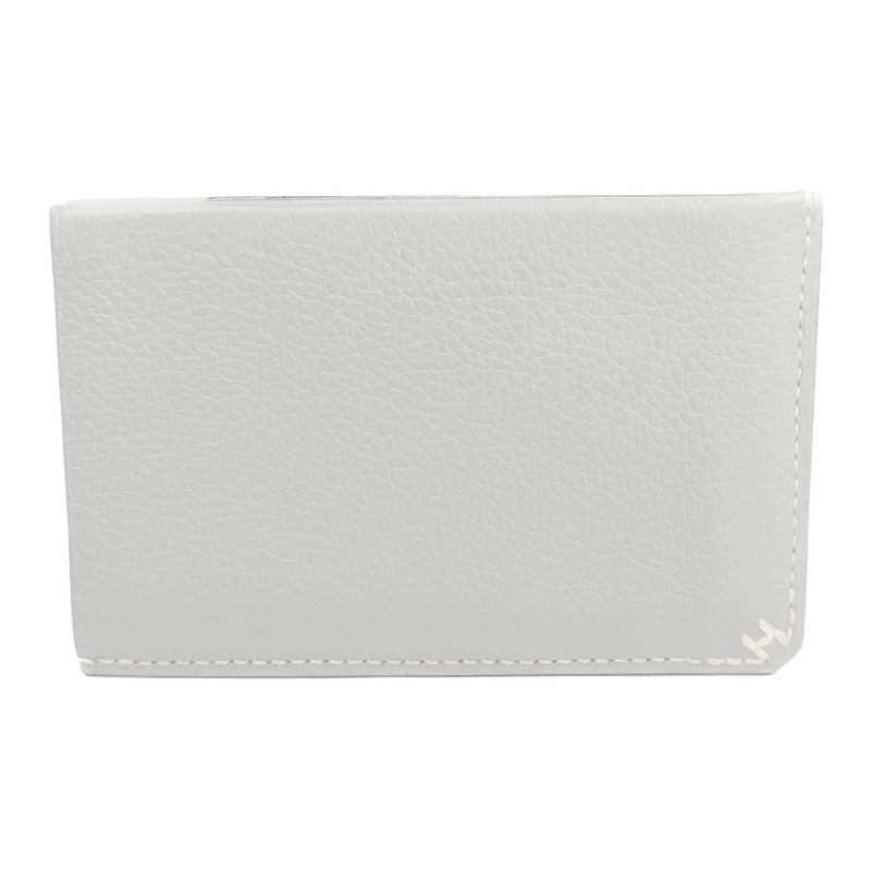 HERMES Evercolor皮革Card Case卡片套Gris Meyer-1