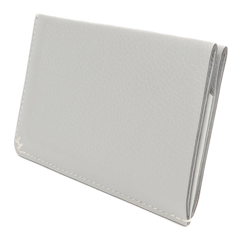 HERMES Evercolor皮革Card Case卡片套Gris Meyer-2