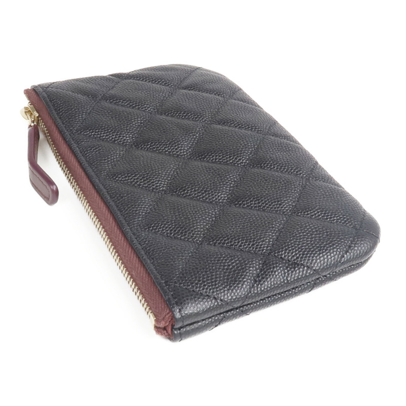 CHANEL 牛皮皮革Mini Pouch金扣手拿包-4