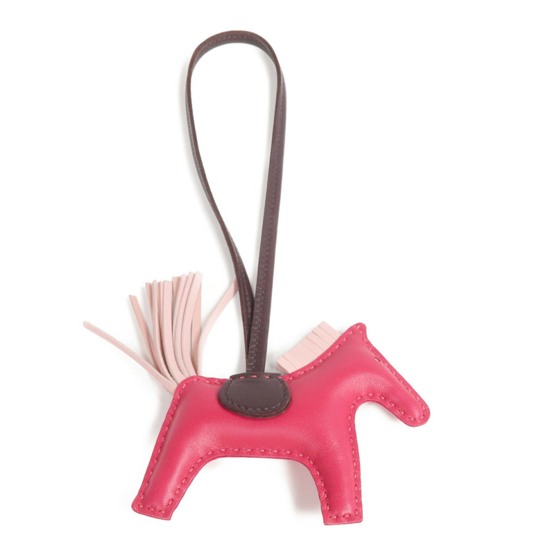 HERMES Milo皮革Rodeo PM掛飾-1