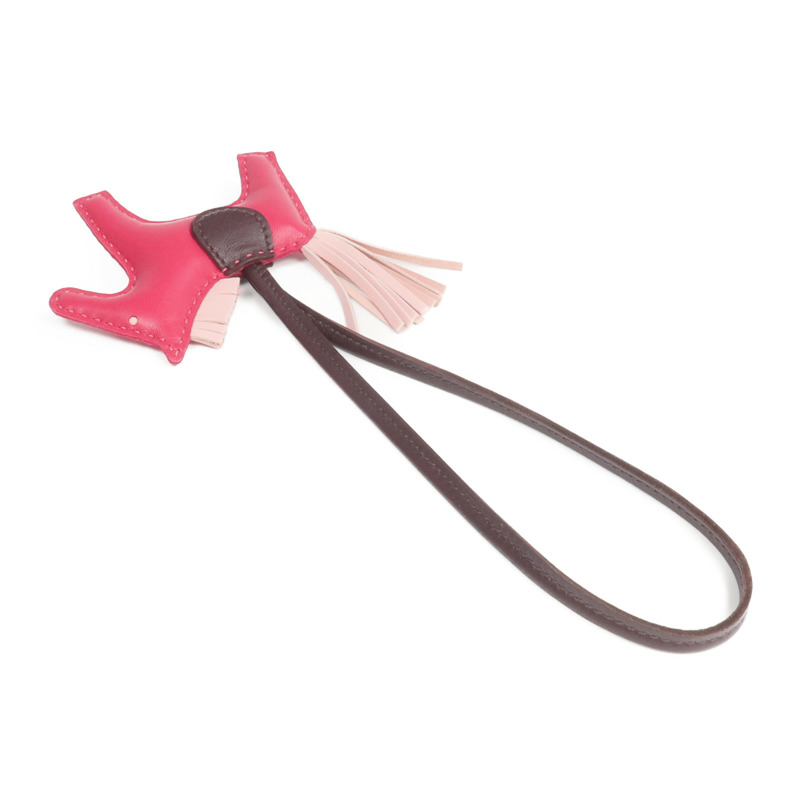 HERMES Milo皮革Rodeo PM掛飾-3