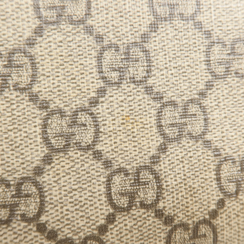 GUCCI 塗層帆布/皮革Long Wallet金扣長錢包-8