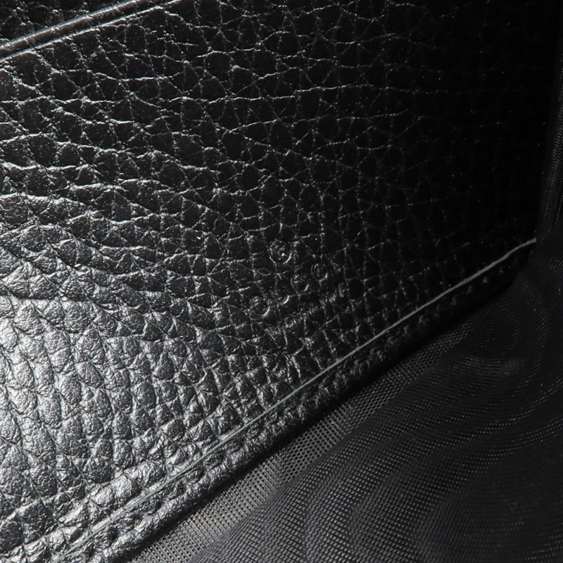 GUCCI 塗層帆布/皮革Long Wallet金扣長錢包-16