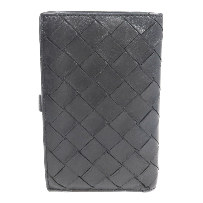BOTTEGA VENETA 羊皮皮革Fold Wallet金扣錢包-2