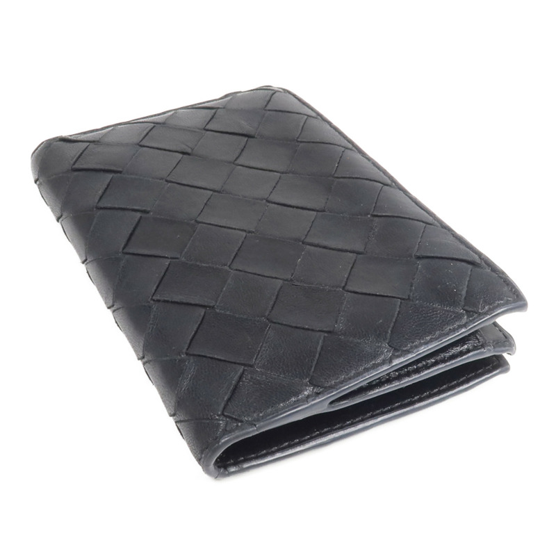 BOTTEGA VENETA 羊皮皮革Fold Wallet金扣錢包-4