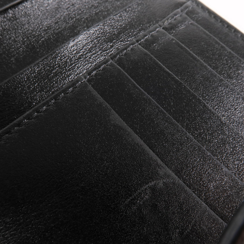 BOTTEGA VENETA 羊皮皮革Fold Wallet金扣錢包-11