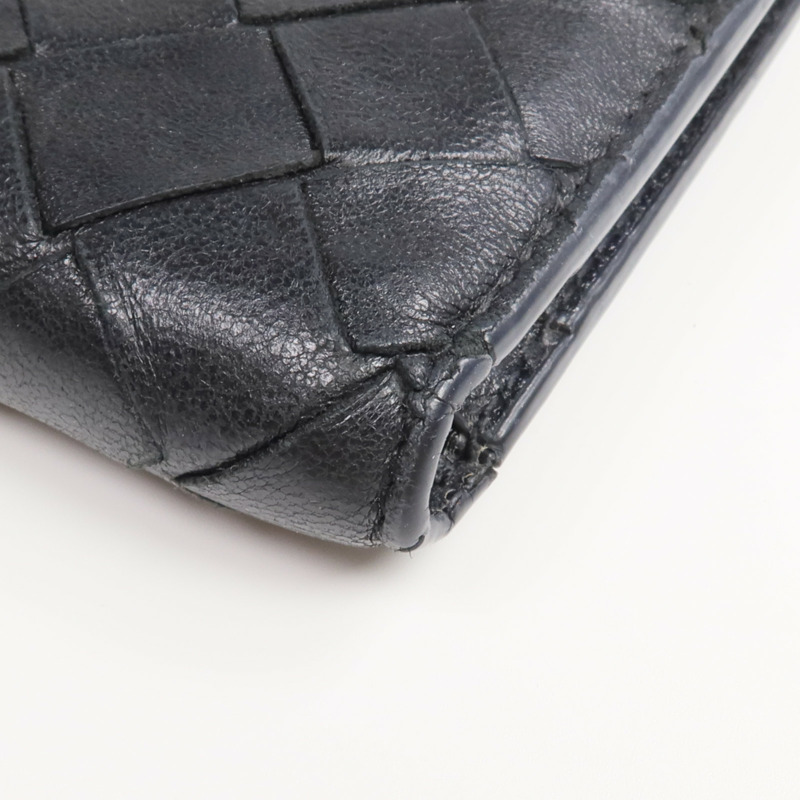 BOTTEGA VENETA 羊皮皮革Fold Wallet金扣錢包-15