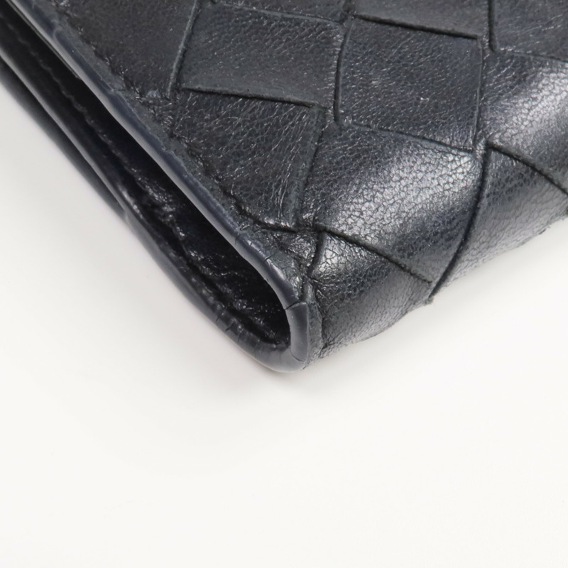 BOTTEGA VENETA 羊皮皮革Fold Wallet金扣錢包-16