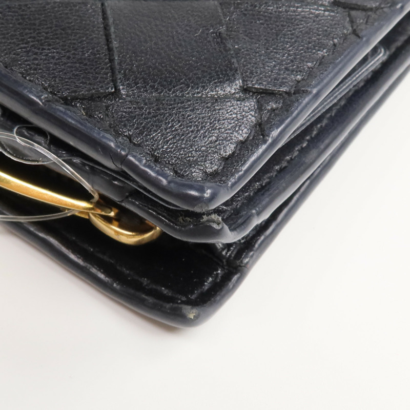 BOTTEGA VENETA 羊皮皮革Fold Wallet金扣錢包-18