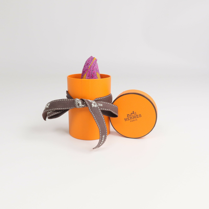 HERMES 絲質Twilly絲巾-7