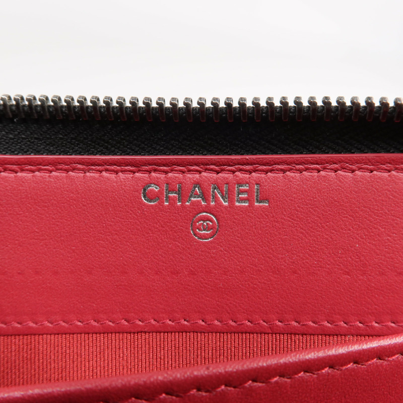 CHANEL 牛皮皮革Long Wallet長錢包-7
