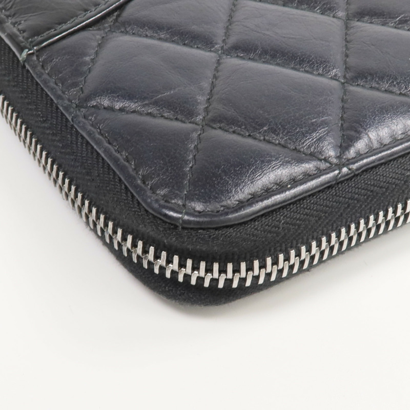 CHANEL 牛皮皮革Long Wallet長錢包-12