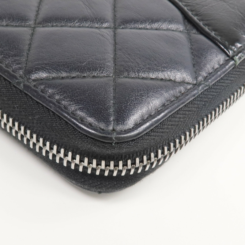 CHANEL 牛皮皮革Long Wallet長錢包-13