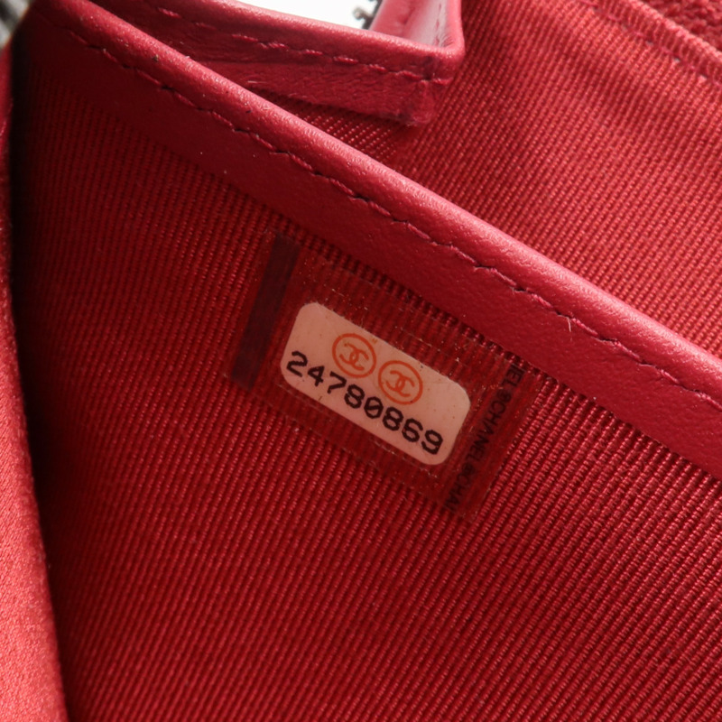 CHANEL 牛皮皮革Long Wallet長錢包-17