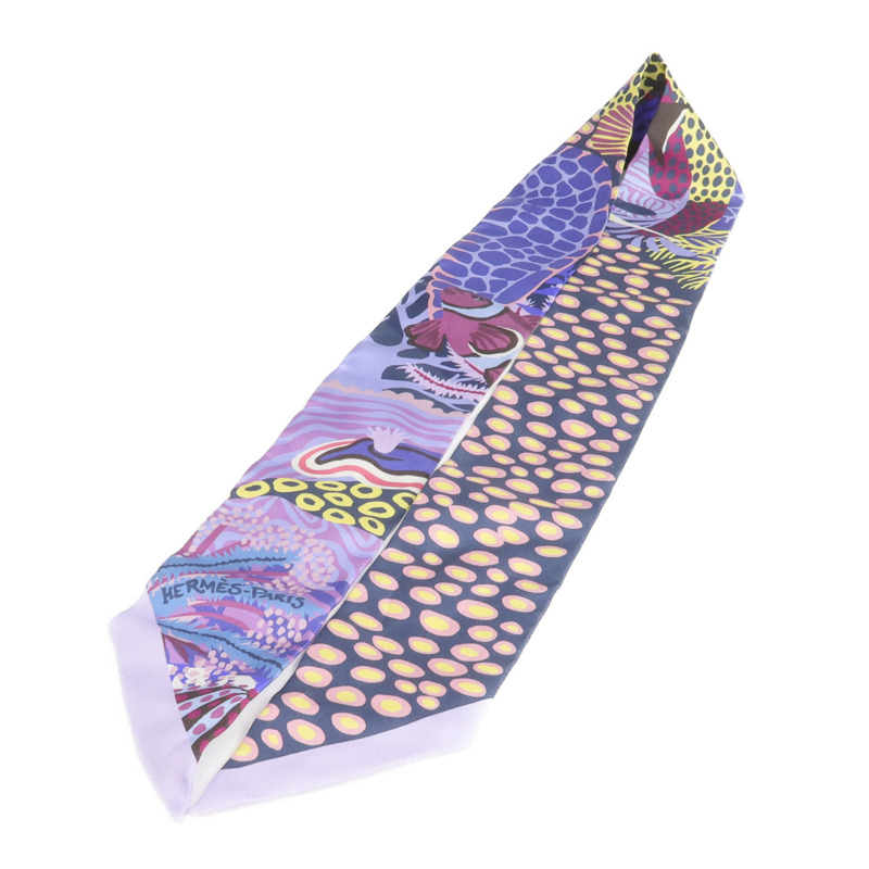 HERMES 絲質Twilly絲巾-2