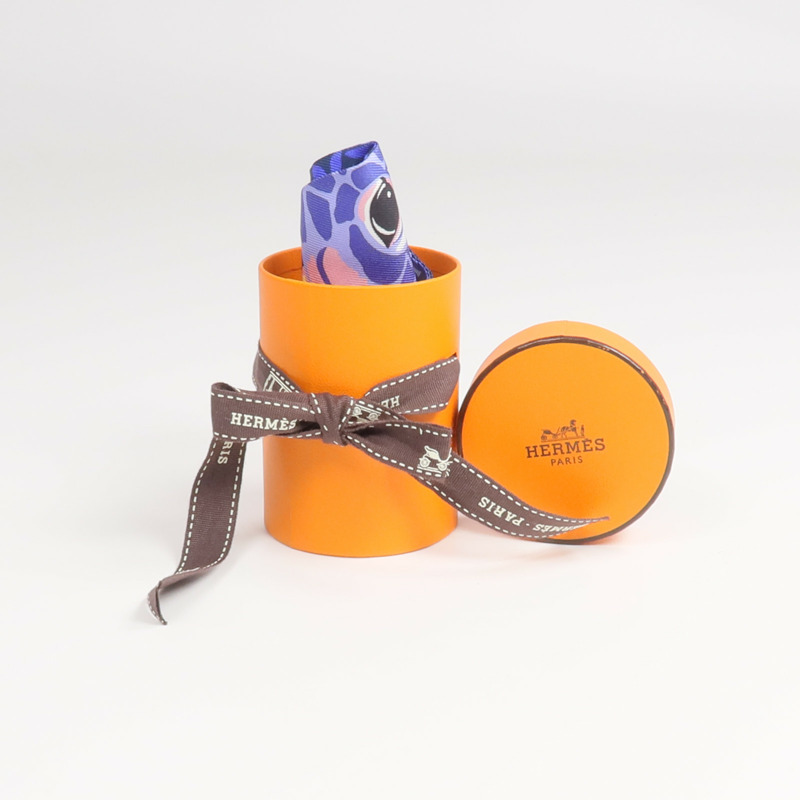 HERMES 絲質Twilly絲巾-7