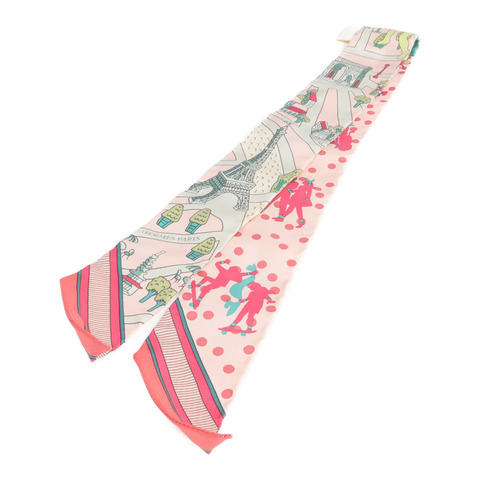 HERMES 絲質Twilly絲巾