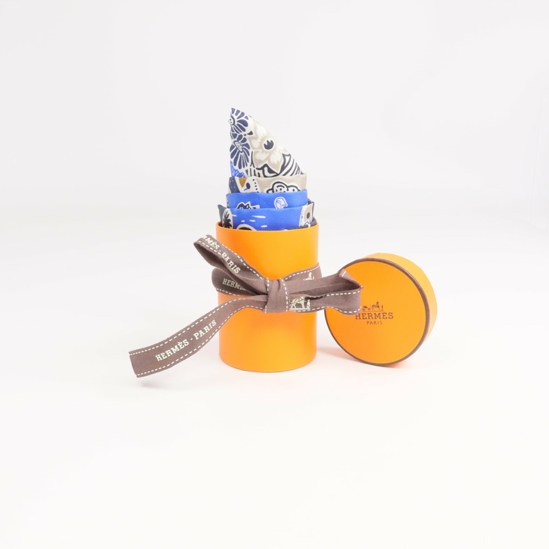 HERMES 絲質Twilly絲巾-8