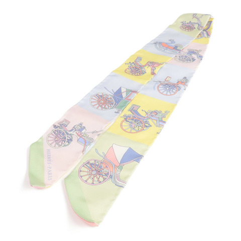 HERMES 絲質Twilly絲巾