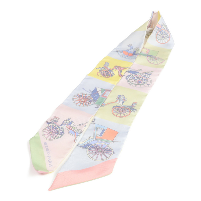 HERMES 絲質Twilly絲巾-2