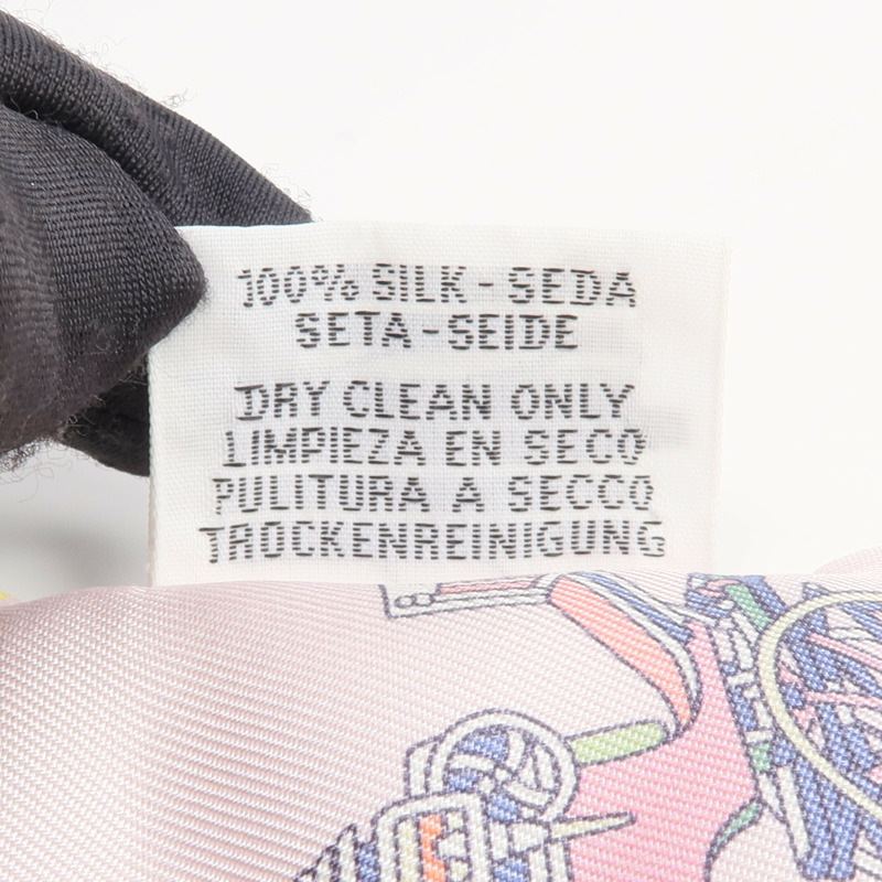 HERMES 絲質Twilly絲巾-7