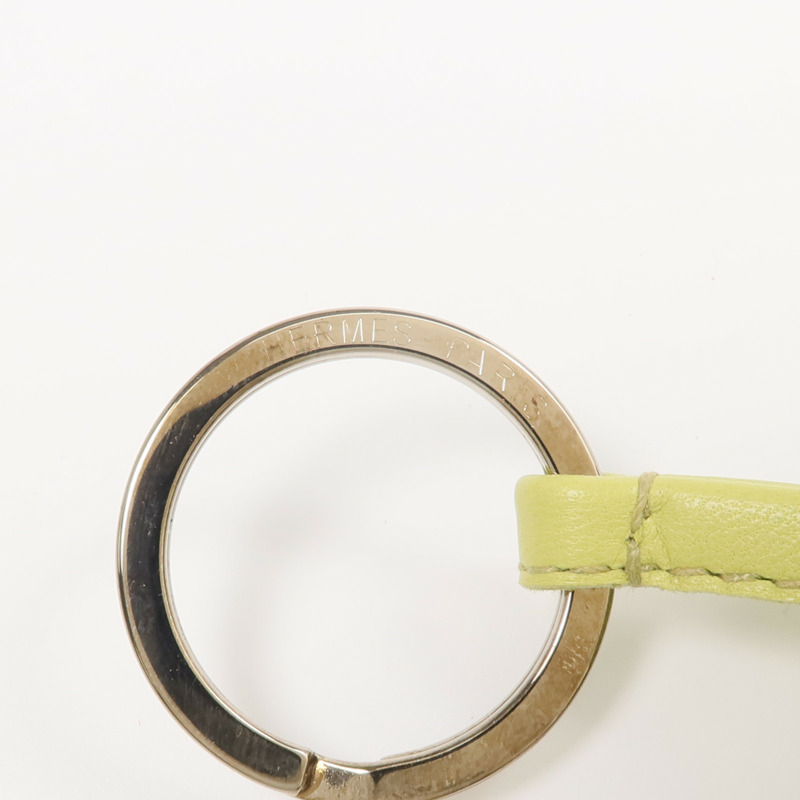 HERMES Milo皮革Carmen Charm金扣掛飾-5