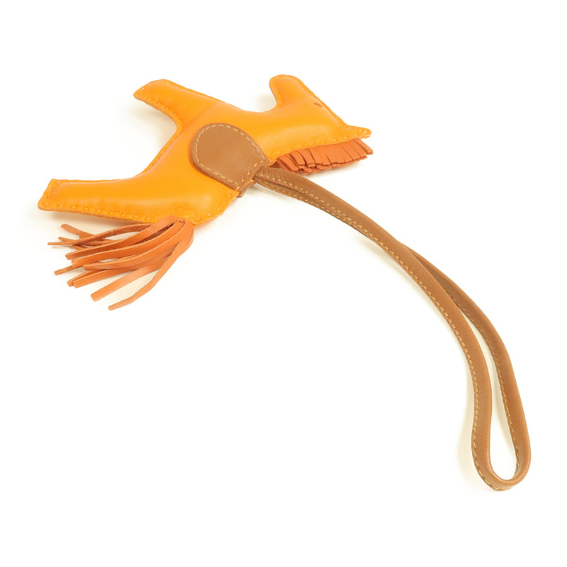 HERMES Milo皮革Rodeo MM掛飾-3