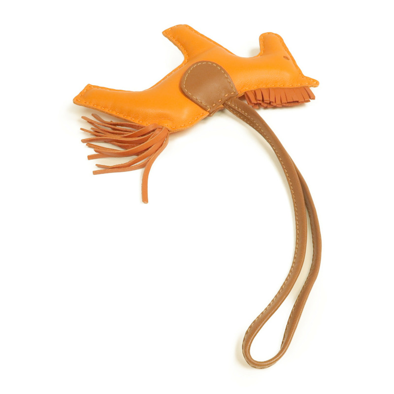 HERMES Milo皮革Rodeo MM掛飾-4