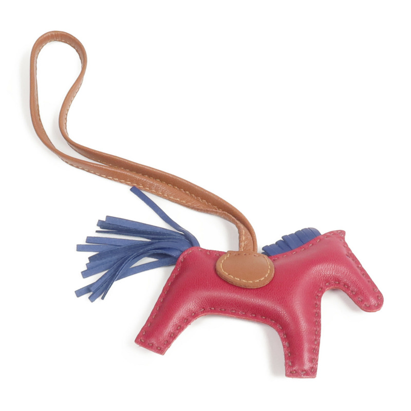 HERMES Milo皮革Rodeo PM掛飾-1