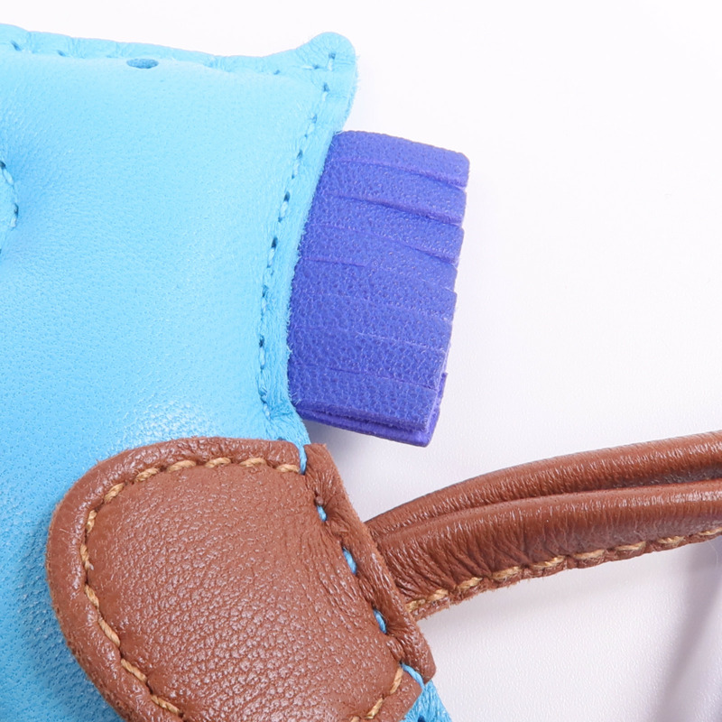 HERMES Milo皮革Rodeo PM掛飾-3