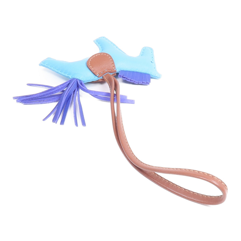 HERMES Milo皮革Rodeo PM掛飾-4