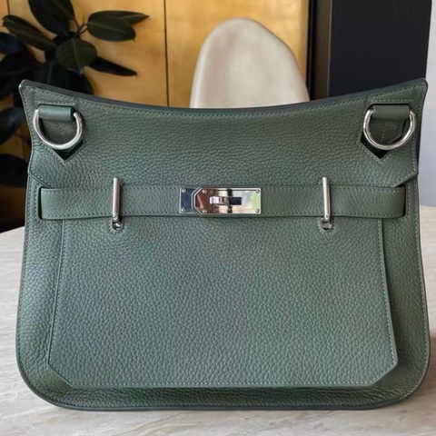 客人專拍✨ Hermes 愛馬仕 吉普賽 Jypsiere 31 V6叢林綠 框Q