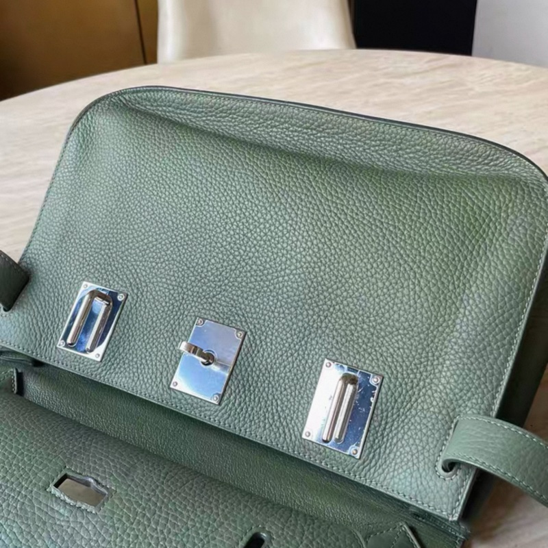 客人專拍✨ Hermes 愛馬仕 吉普賽 Jypsiere 31 V6叢林綠 框Q-5