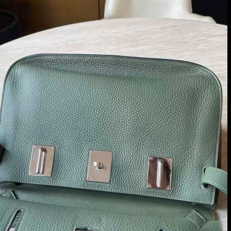 客人專拍✨ Hermes 愛馬仕 吉普賽 Jypsiere 31 V6叢林綠 框Q-9