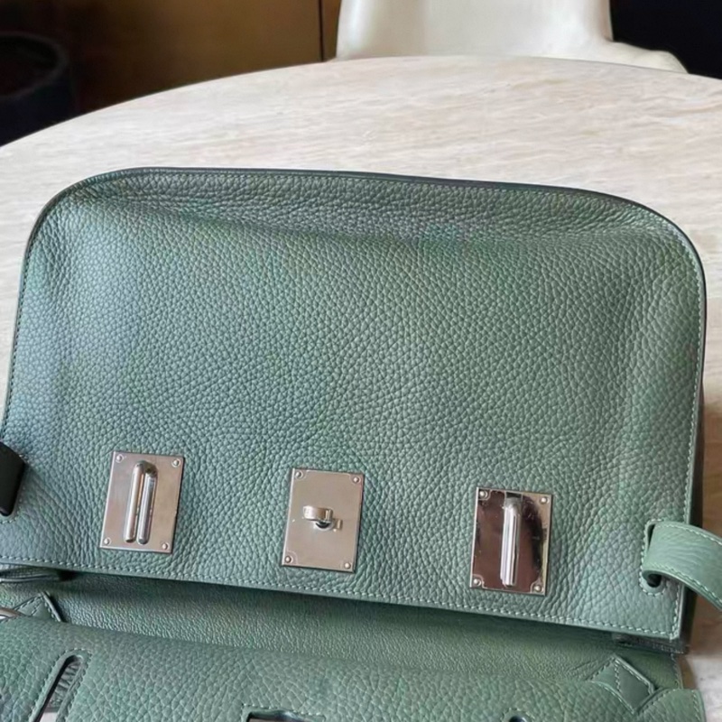 客人專拍✨ Hermes 愛馬仕 吉普賽 Jypsiere 31 V6叢林綠 框Q-10