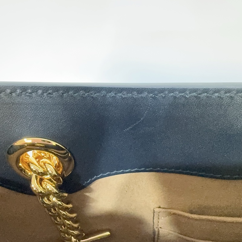 Gucci原花拼黑邊padlock gg 中型肩背包-10