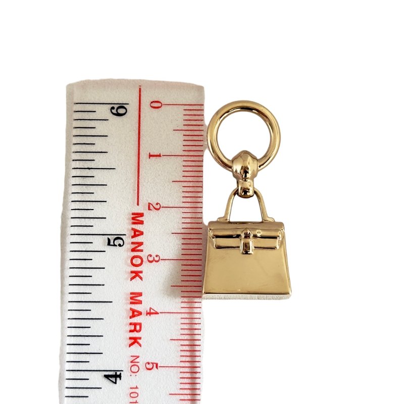 HERMES *送無品牌頸鏈* Kelly 絲巾扣 掛飾-13