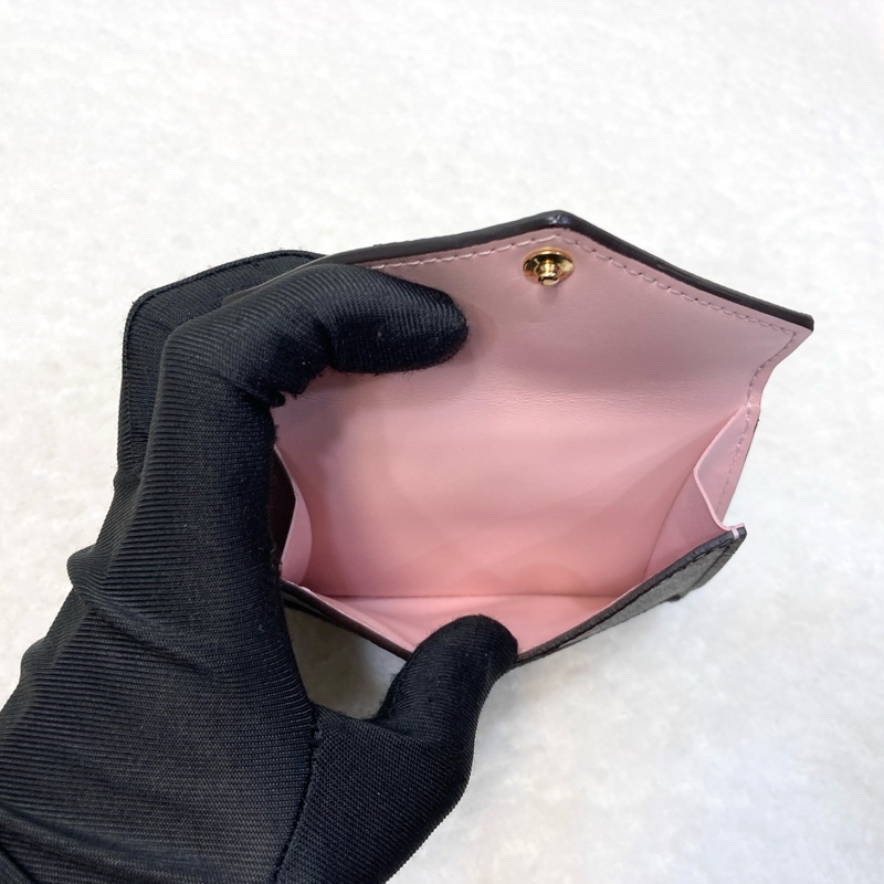Louis Vuitton 路易威登 Monogram原花 Celeste粉內裏三折短夾 經典信封扣式錢包 M81665-6