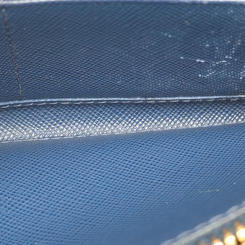 PRADA 藍色牛皮pradawoc鏈條包肩背包-5