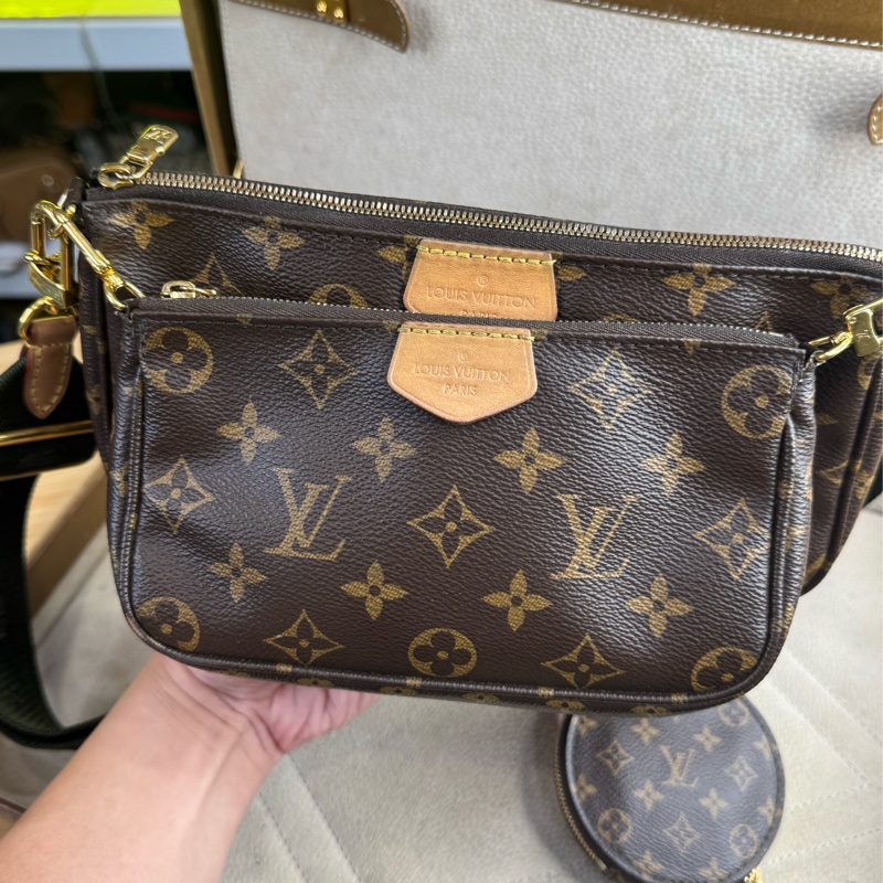 上架中🔑Louis Vuitton 老花三合一麻將包-1