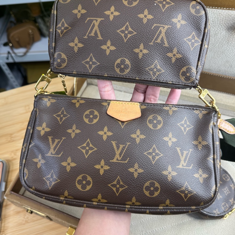 上架中🔑Louis Vuitton 老花三合一麻將包-5