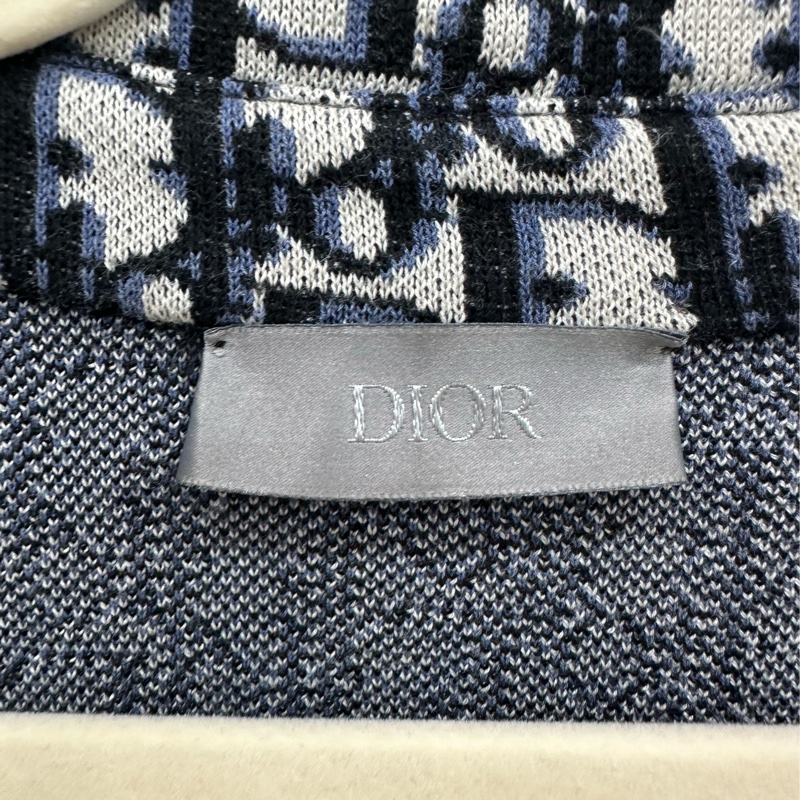 DIOR迪奧 經典老花滿印長袖襯衫 XS碼-2