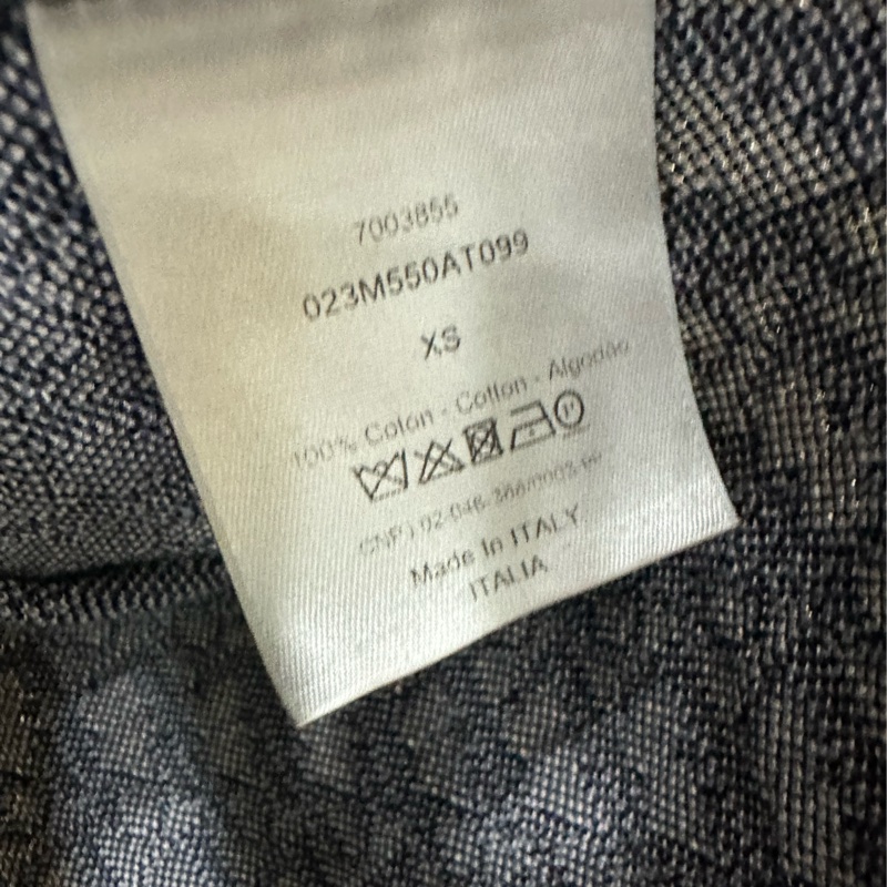 DIOR迪奧 經典老花滿印長袖襯衫 XS碼-3