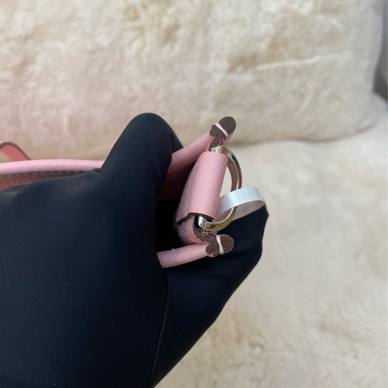 Eve23 櫻花粉紅 銀扣-2