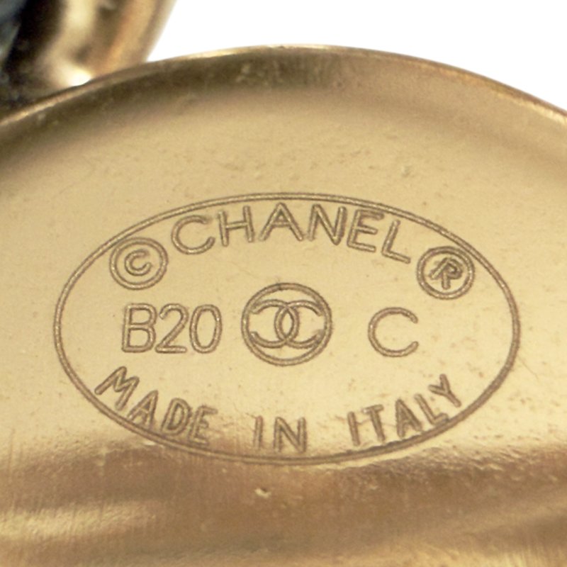 CHANEL CC 皮穿鏈 胸針-8