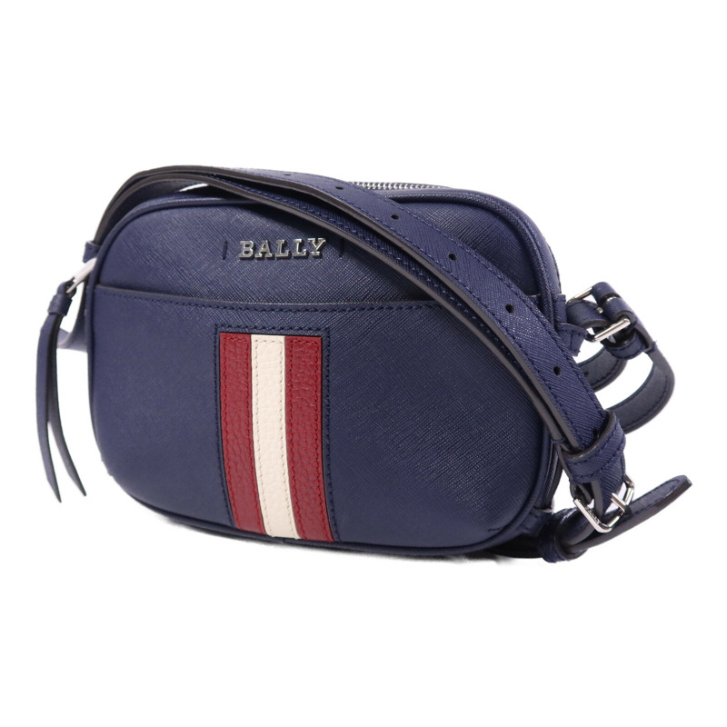 BALLY 牛皮皮革Shoulder Bag銀扣肩背袋-2