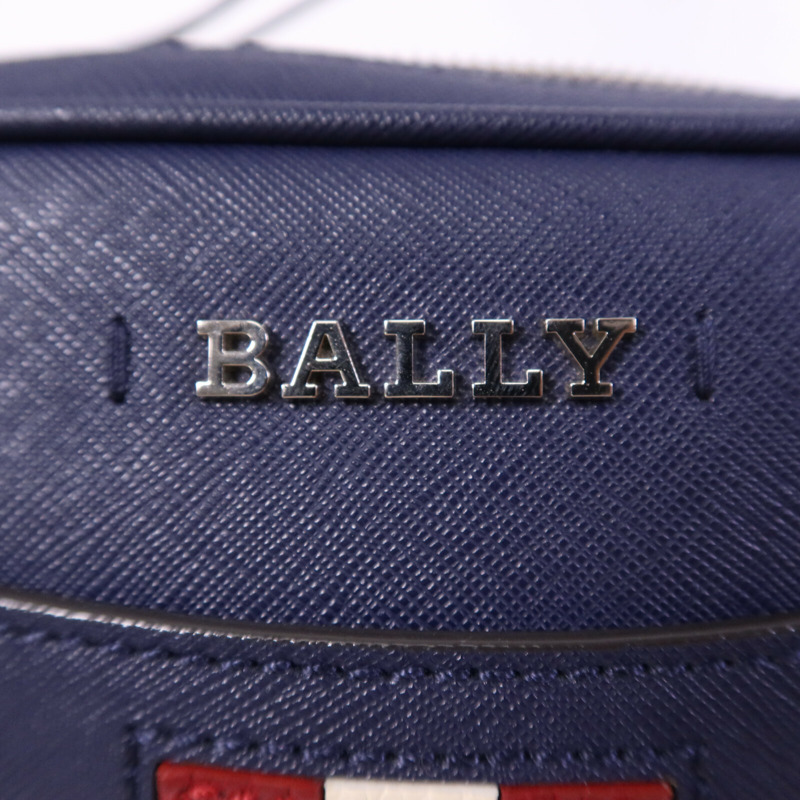 BALLY 牛皮皮革Shoulder Bag銀扣肩背袋-5